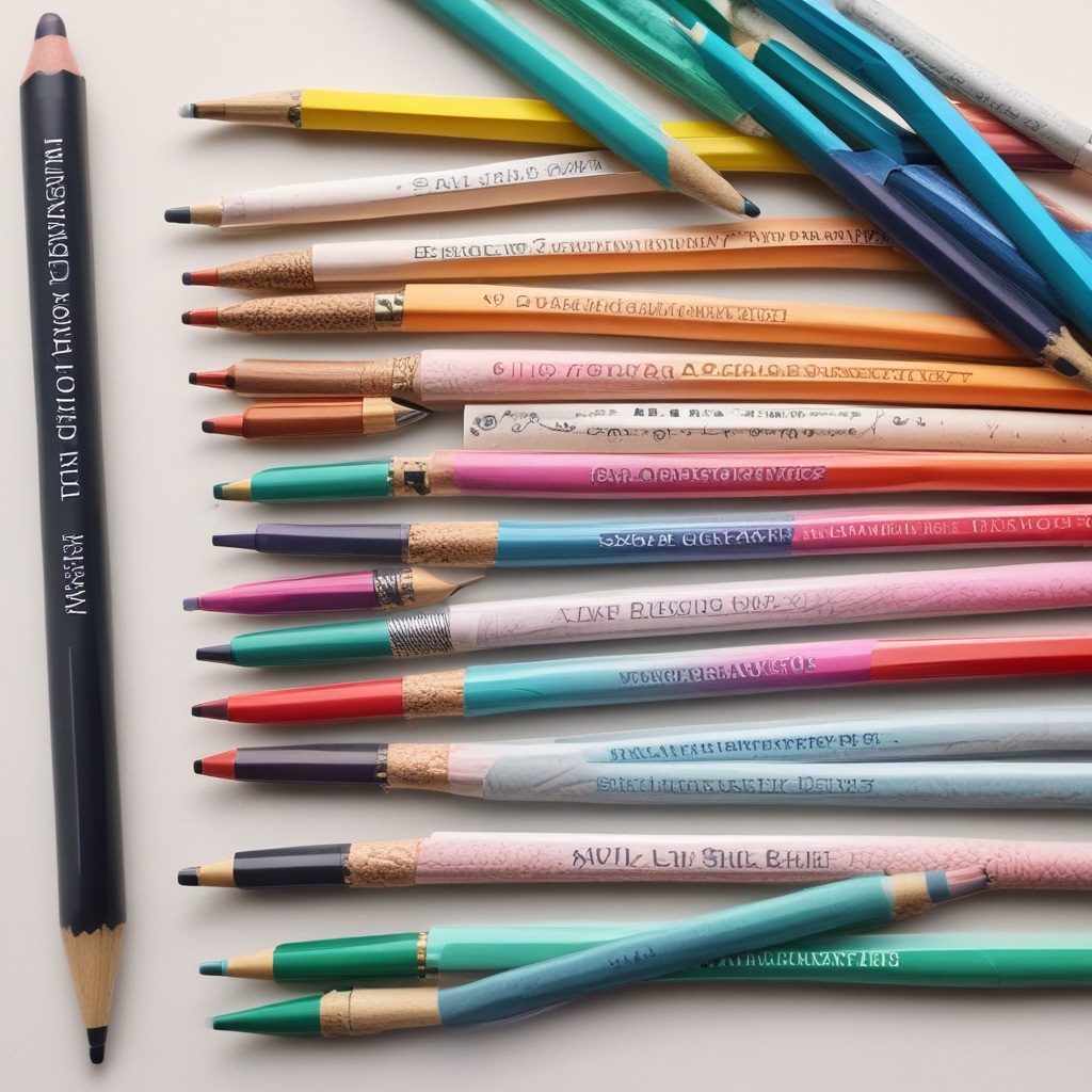Personalized pencils for adults